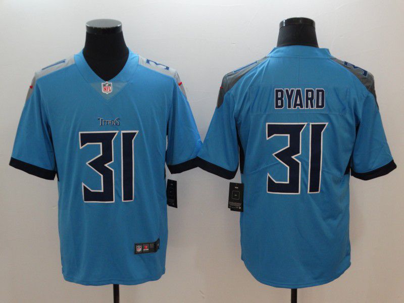 Men Tennessee Titans #31 Byard Light Blue Nike Vapor Untouchable Limited NFL Jerseys